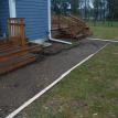1st stage of forming on side entrance